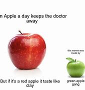 Image result for Green Apple Memes