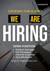 Image result for We Are Hiring Creative Poster