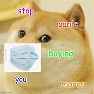 Image result for Panic Doge Mem