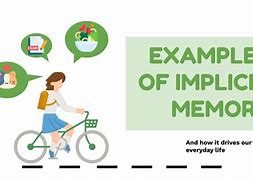 Image result for Implicit Memory