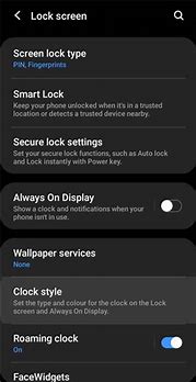 Image result for Android Lock Screen Settings