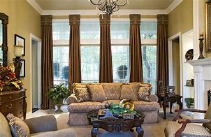 Image result for Living Room Curtains and Window Treatments