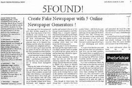 Image result for Fake Newspaper Generator