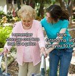 Image result for Dead Grandma Meme