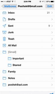 Image result for iPhone Email Account