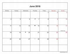 Image result for 2018 Calendar June Long Weekend