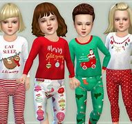 Image result for Sims 4 Toddler Christmas Pajamas