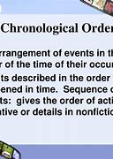 Image result for Difference Between Chronological and Sequence