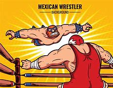 Image result for Mexican Wrestling Cartoon