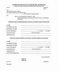 Image result for Marriage Certificate Application Form