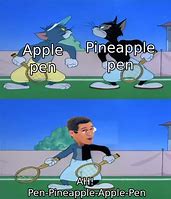 Image result for Cartoon Character Saying I Got a Pen I Got a Apple Monster