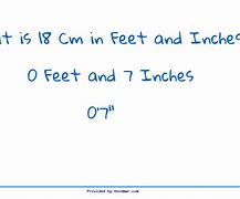 Image result for What Is 18 Cm