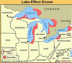 Image result for Midwest Region Map with Lakes