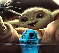 Image result for Baby Yoda Sitting Down