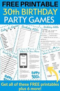 Image result for 30th Birthday Games for Men