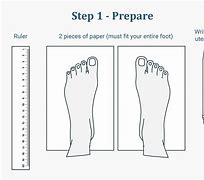 Image result for How to Measure Your Foot for Shoe Size