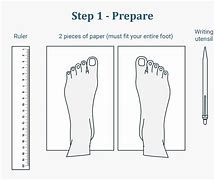 Image result for How Do You Measure Your Feet for Shoe Size