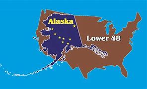 Image result for State of Alaska Map Compared to Us