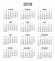 Image result for 2018 Calendar Printable Free