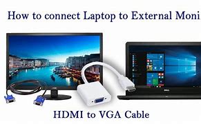 Image result for Connect External Monitor to Laptop
