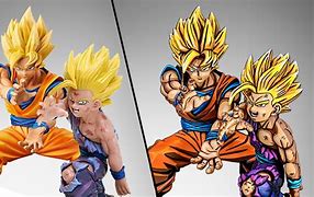 Image result for Dragon Ball Cel-Shaded Figures