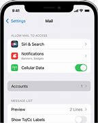 Image result for Where Is Mail Account Settings On iPhone 8