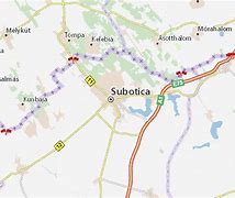 Image result for Subotica Map