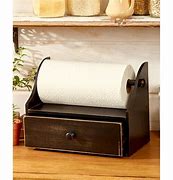 Image result for Counter Paper Towel Holder with Wood Handle