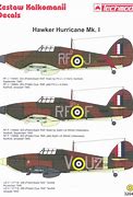 Image result for 1 32 Hawker Hurricane Decals