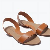 Image result for Zara Flat Leather Sandals