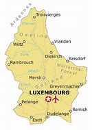 Image result for Luxembourg Country Map