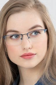 Image result for Rimless Glasses for Round Face
