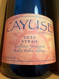 Image result for Cayuse+Syrah+Cailloux