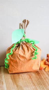 Image result for Paper Bag Pumpkin