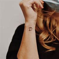 Image result for Letter D Tattoo Collarbone
