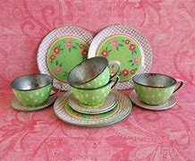 Image result for Tin Tea Set