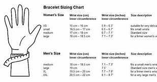 Image result for Bracelet Size Chart