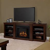 Image result for TV Stand Next to Fireplace