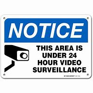 Image result for Surveillance Cameras in Use Signs