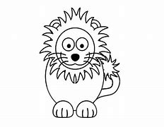 Image result for Lion Black and Whiote Clip Art
