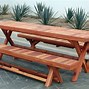 Image result for Folding Wood Picnic Table Bench
