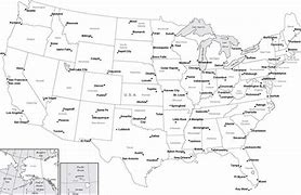 Image result for United States City Map