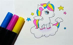 Image result for Rainbow Unicorn Drawings Easy