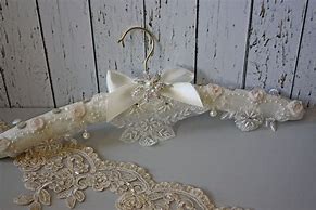 Image result for Bridal Dress On a Hanger
