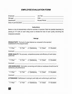 Image result for Sample Performance Review Forms