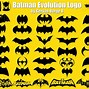 Image result for Batman Evolution Logo Font