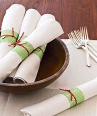 Image result for DIY Christmas Napkin Rings