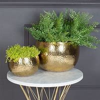 Image result for Gold Indoor Plant Pots