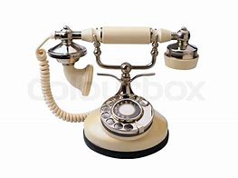 Image result for Old-Fashioned Telephone On White Background