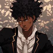 Image result for Black Anime Boy PFP